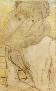 Jeune femme à la violette - Edouard Vuillard