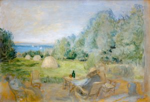 Les meules au jardin des Étincelles à Criqueboeuf - Edouard Vuillard