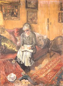 Madame Hessel dans le boudoir, Rue de Naples, vers 1935