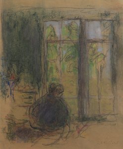 Madame Vuillard à la fenêtre, 1915 - Edouard Vuillard