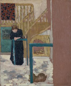 Mme Vuillard dans un studio de décorateur