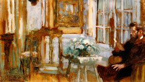 Monsieur Arthur Fontaine dans son salon - Edouard Vuillard