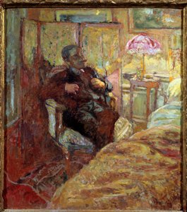 Portrait de Romain Coolus (1868 - 1952) écrivain français - Edouard Vuillard