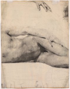 Nu masculin allongé (verso) - Edouard Vuillard