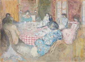La nappe à carreaux, 1910 - Edouard Vuillard