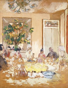 La salle à manger au château de Clayes - Edouard Vuillard