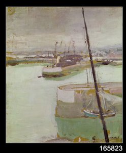 Le port de Honfleur, 1919 - Edouard Vuillard