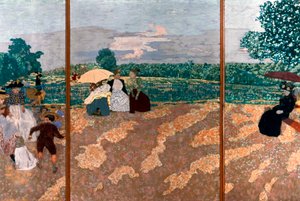 Les jardins publics (détail), 1894 - Edouard Vuillard