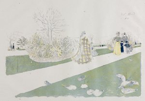 Le Jardin des Tuileries - Edouard Vuillard