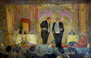 Le petit café, XXe siècle. Paris, Comédie des Champs-Élysées - Edouard Vuillard