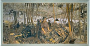 Usine de fabrication d’armements à Lyon: les tours - Edouard Vuillard