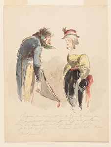 La salutation au bal masqué - Edouard de Beaumont