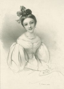 Portrait de Clara Wieck-Schumann 1819-1896, 1832