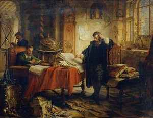 Copernic traçant les orbites des étoiles - Eduard Ender
