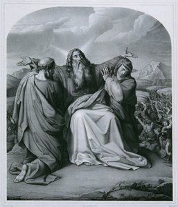 Moïse priant pour la victoire - Eduard Friedrich Leybold
