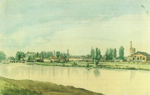 French : Les usines Borsig à Moabit - Eduard Gaertner