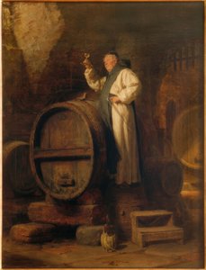 La dégustation de vin à la cave