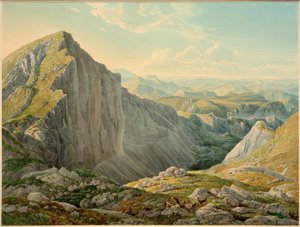 Le Grand Höllstein avec vue sur Mariazell - Eduard Gurk