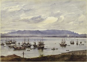 Panorama de Rio de Janeiro - Eduard Hildebrandt
