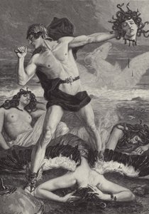 Persée frappe la tête de Méduse - Eduard Kaempffer