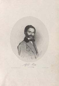 Portrait du violoncelliste et compositeur Alfredo Piatti