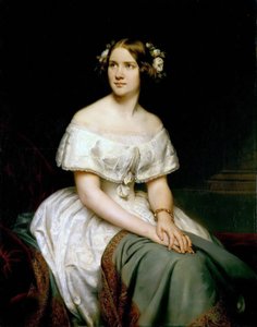 Portrait de la soprano Jenny Lind 1820-1887, 1846 - Eduard Magnus
