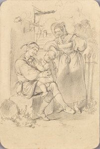La famille heureuse - Eduard Ritter