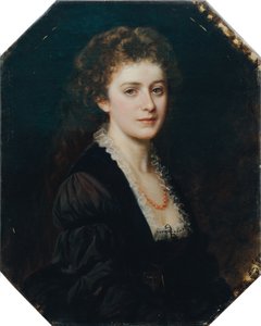 Portrait de dame - Eduard Ritter von Engerth