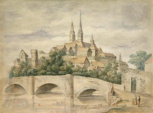 Vue de Fritzlar - Eduard Stiegel