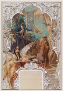 Prestidigitateur (esquisse pour une fresque au Varieté Ronacher, Vienne)