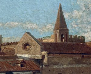 La terrasse (détail) - Eduardo Dalbono