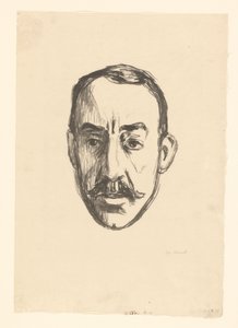 Portrait de Henry van de Velde - Edvard Munch (signed by artist)