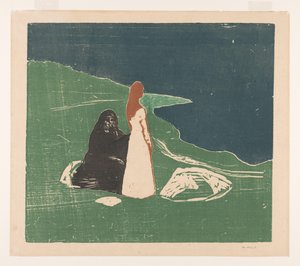 Deux femmes sur le rivage