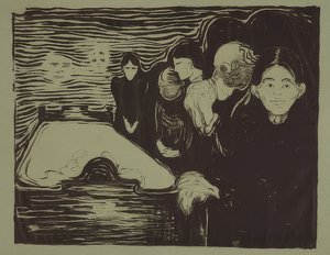 Au lit de mort. 1896