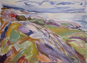Paysage côtier, Hvitsten - Edvard Munch