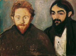 Le peintre Paul Herrmann et le médecin Paul Contard - Edvard Munch