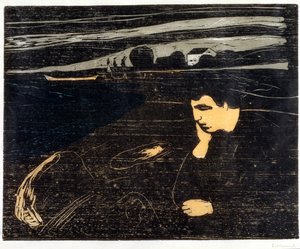 Soir, Mélancolie : Sur la plage (Abend, Melancholie am Strand)
