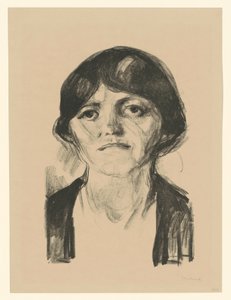 Tête de femme - Edvard Munch