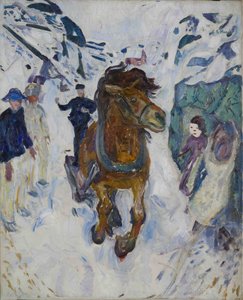 Cheval au galop - Edvard Munch