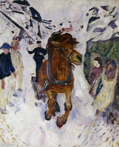 Cheval au galop - Edvard Munch
