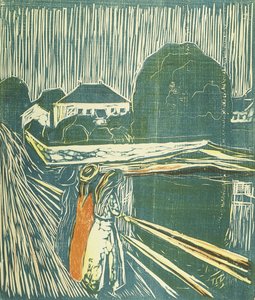 Filles sur le pont - Edvard Munch