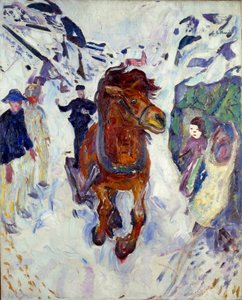 Cheval au galop - Edvard Munch