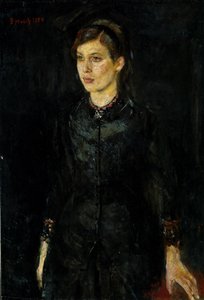 Inger Munch en noir - Edvard Munch
