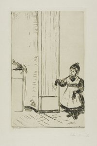 Intérieur avec un enfant. Lothar Linde - Edvard Munch
