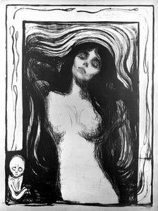Madonna, lithographie d