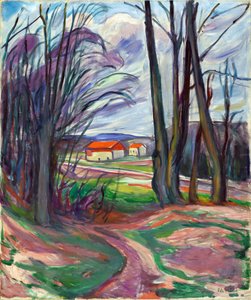 Paysage à Skoyen - Edvard Munch