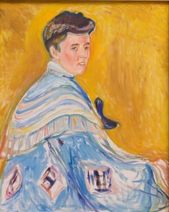 Portrait de Hanni Esche, par Munch, Edvard (1863-1944). Huile sur toile