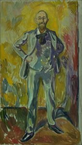 Portrait du professeur Daniel Jacobson - Edvard Munch