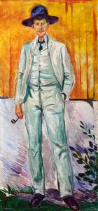 Portrait du Peintre Ludvig Karsten - Edvard Munch