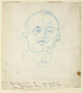 Autoportrait - Edvard Munch